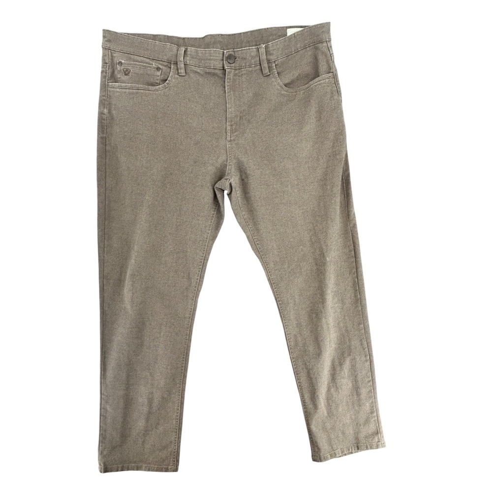 English Laundry Mens 5 Pocket Twill Pants Taupe Brown 40x32 - Picture 1 of 7